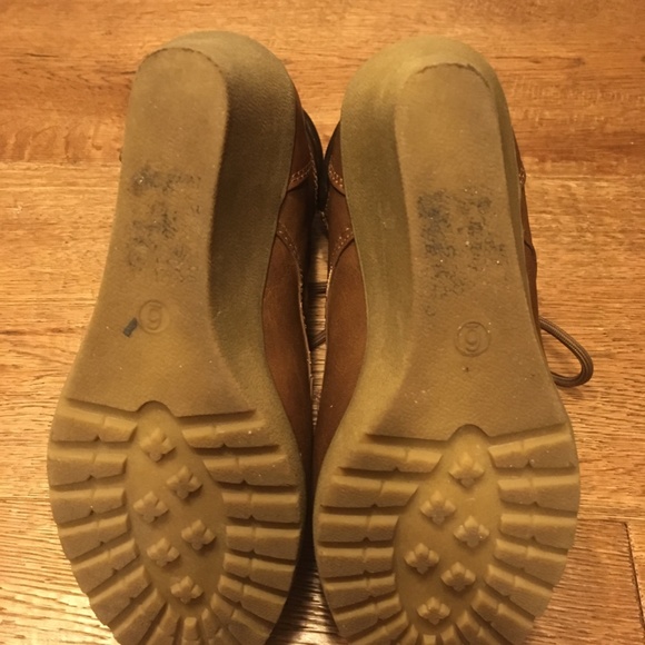 K Studio, Ankle boots, brown with checkered pattern inside, size 6 - Picture 5 of 5